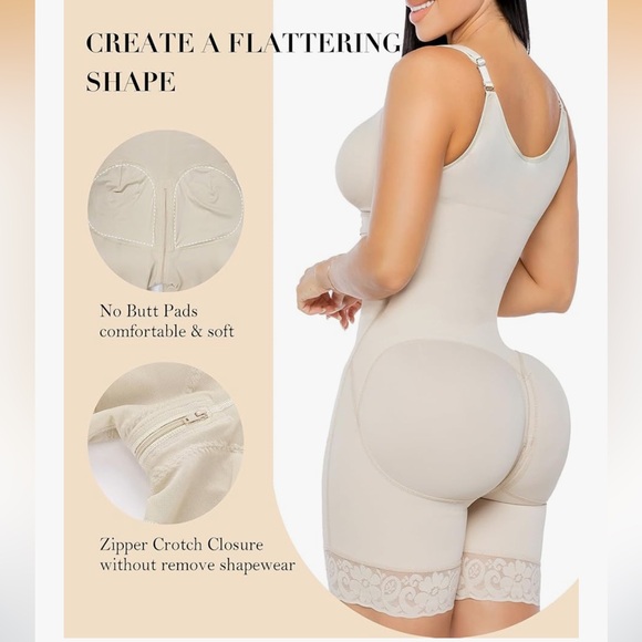 YIANNA Postpartum Shapewear for Women Tummy Control Butt Lifter Body Shaper - Picture 7 of 11